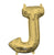 Letter J - Anagram - White Gold (air-fill Only) 16″ Balloon