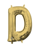 Letter D - Anagram - White Gold (air-fill Only) 16″ Balloon
