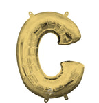 Letter C - Anagram - White Gold (air-fill Only) 16″ Balloon