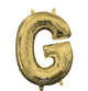 Letter G - Anagram - White Gold (air-fill Only) 16″ Balloon