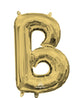 Letter B - Anagram - White Gold (air-fill Only) 16″ Balloon