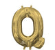 Letter Q - Anagram - White Gold (air-fill Only) 16″ Balloon