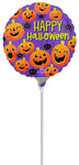Halloween Spiders and Pumpkins 9" Air-fill Balloon (requires heat sealing)