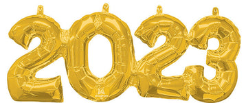 Block Phrase 2023 Gold 23" Balloon