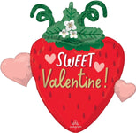 Sweet Valentine Strawberry 27" Balloon