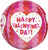 Happy Valentine's Day Wrapped in Hearts 16" Balloon