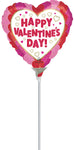 Happy Valentine's Day Wrapped in Hearts 4" Air-fill Balloon (requires heat sealing)