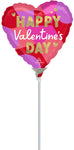 Happy Valentine's Day Blocking Brights 4" Air-fill Balloon (requires heat sealing)