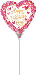 Heartful Valentine's Day 4" Air-fill Balloon (requires heat sealing)