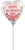 Happy Valentine's Day Satin Romantic Flowers 4" Air-fill Balloon (requires heat sealing)