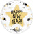 Happy New Year Clearly Stars 18" Balloon