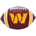 Washington Commanders Football Team Colors 17" Foil