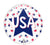 USA Stars Clearz 18" Balloon