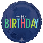 Happy Birthday Modern 17" Balloon