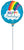 Satin Happy Birthday Rainbow 4" Air-fill Balloon (requires heat sealing)