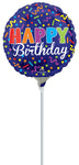 Happy Birthday Party 4" Air-fill Balloon (requires heat sealing)