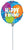 9" Happy Birthday Balloons