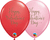 Happy Valentine Script - Red/Pink 11″ Latex Balloons (50 count)