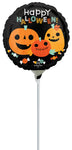 Classic Halloween Pumpkins 9" Air-fill Balloon (requires heat sealing)
