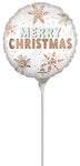 Satin Christmas Winter Wonderland 9" Air-fill Balloon (requires heat sealing)