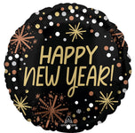 Happy New Year Confetti 17" Balloon