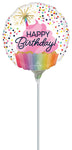 Confetti Sprinkle Birthday 4" Air-fill Balloon (requires heat sealing)