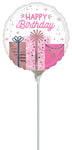 Pastel Birthday 4" Air-fill Balloon (requires heat sealing)