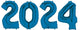 Blue 2024 Number Set 34″ Balloon