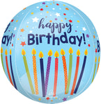 Satin Happy Birthday Celebrate 16" Balloon