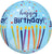 Satin Happy Birthday Celebrate 16" Balloon
