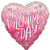 Happy Valentine's Day Iridescent Pearl Shine 18" Balloon