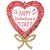 Happy Valentine's Day Boho Bow 28″ Balloon