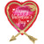 Happy Valentine's Day Artistic Touch Arrow 29″ Balloon