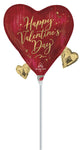 Happy Valentine's Day Rouge 14" Balloon (requires heat-sealing)