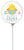Happy Easter Tweetings 9" Air-fill Balloon (requires heat sealing)