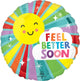Sunny Wishes Get Well 28" Balloon