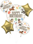 Happy Birthday Dogs Pawsome Party Balloon Bouquet