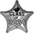 Class of 2024 Silver Star 18″ Balloon