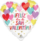 Hearts on Hearts Spanish Valentine 17" Balloon