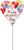 Hearts on Hearts Valentine 9" Air-fill Balloon (requires heat sealing)