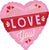 Retro Love 28" Balloon