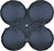 Satin True Navy Magic Arch Small 13″ Balloon