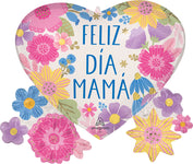 Feliz Día Mama Botanical Lines 29" Balloon