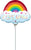 Best Mom Brilliant Rainbow 14" Balloon (requires heat-sealer)