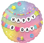 Friendship Bracelet 18" Birthday Balloon