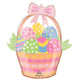Easter Egg Basket 28" Foil