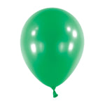 Metallic Festive Green 5" Latex Balloons (100 count)