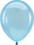 Crystal Clearz Blue 11" Latex Balloons (100 count)