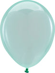 Crystal Clearz Green 5" Latex Balloons (100 count)