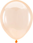 Crystal Clearz Orange 5" Latex Balloons (100 count)